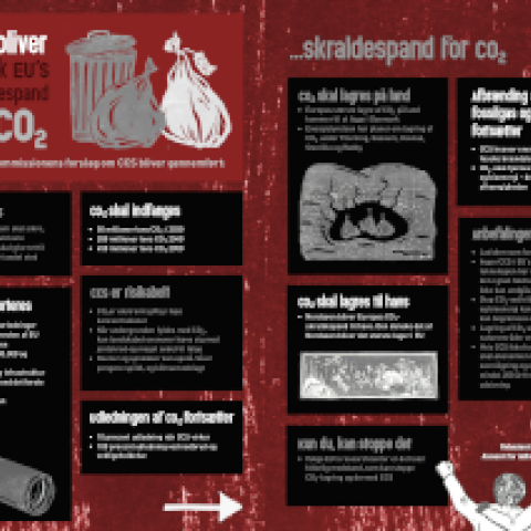 Infografik om fangst og lagring af CO2