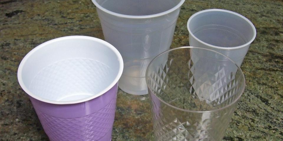 plastic cups